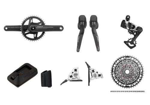 SRAM RED XPLR AXS Wide Disc HRD Flat Mount Gravel Groepset 