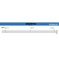 Alpina Extralite Round 14G - Silber -  J-Bend - Speiche
