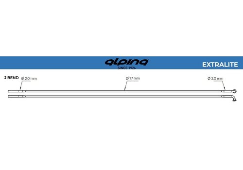 Alpina Extralite Round 14G - Silver - J-Bend 