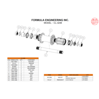 thumb-Formula axle and bearings 0484A for CL-3248 hub-2