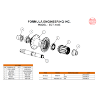 thumb-Formula axle and bearings 0471 for CL-148S / ECT-148S hub-2