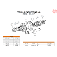 thumb-Formula axle and bearings 0459 for TD-148S/ DCL-348A/ DCL-348S hub-3