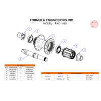 thumb-Formula as en lagers 0447 voor RXC-142S / TC-72S naaf-2