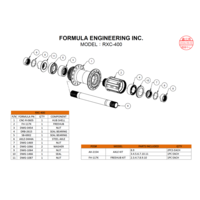 thumb-Formula axle and bearings 0444A for RXC-400 hub-2