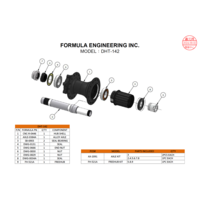thumb-Formula axle and bearings 0384A for DHT-142 hub-2
