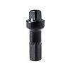 Brass- Nipple - Double Square - Black