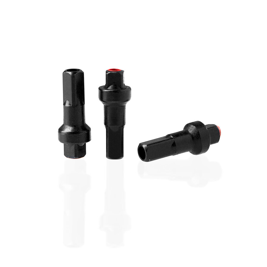 Alpina - Alu - Nippel - Double Square - Zwart - 14G - ABT Locking-2