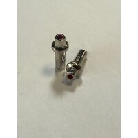 thumb-Alpina - Brass - Nippel - Double Square - Zilver - 14G - ABT Locking-1