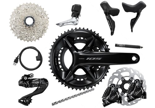 Shimano 105 R7170 Di2 Disc Groupset 