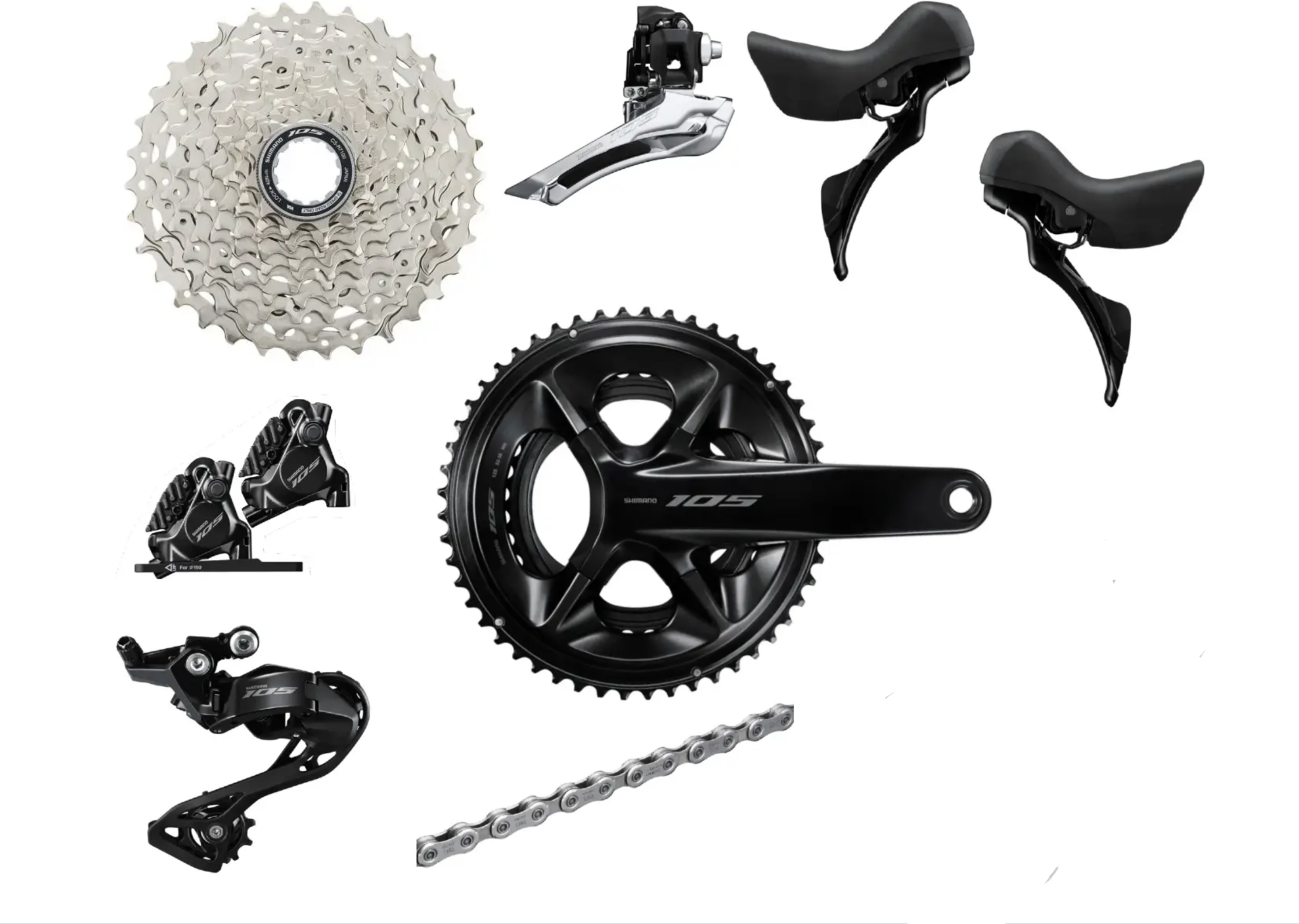Shimano 105 ST-R7120-R 新品未使用 シマノ 105 Jキット ST-R7120-R 右レバー/BR-R7170-F DISC