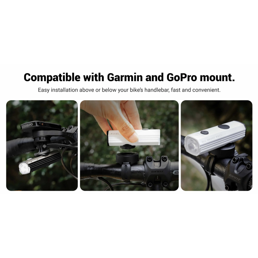 COOSPO PIXEL 900 bike front light – 900 lumens – 2000 mAh – IPX6 – incl. GoPro adapter-4