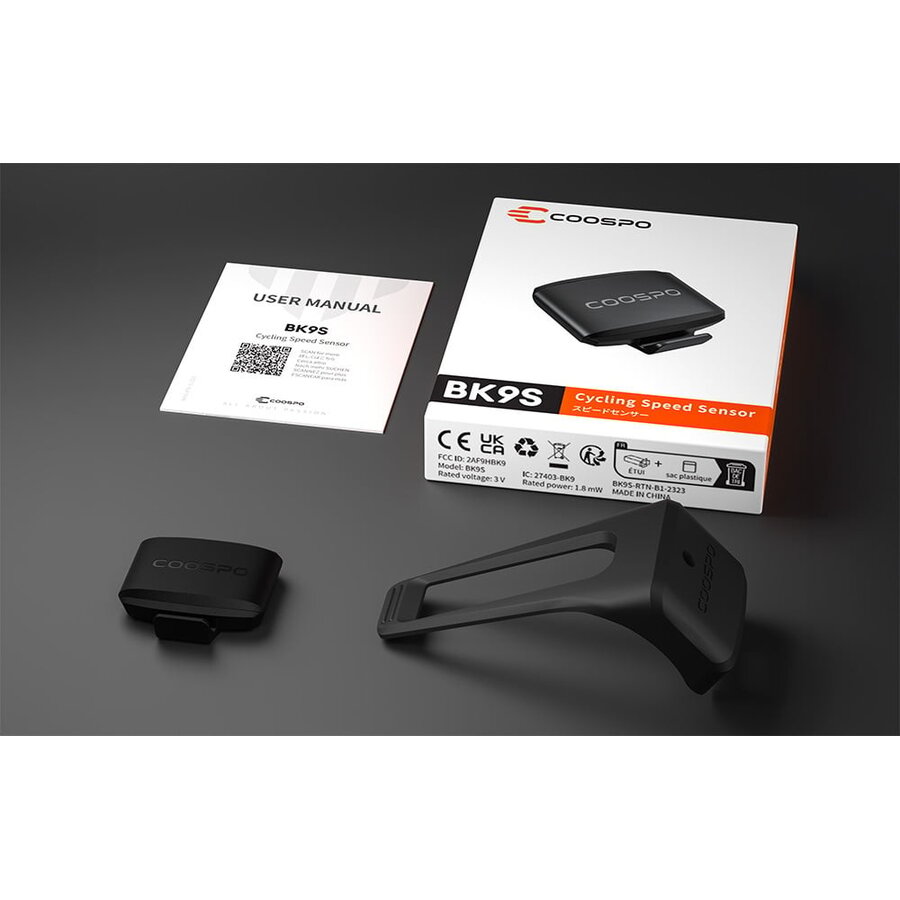 COOSPO BK9S Snelheidssensor – ANT+ & Bluetooth 5.0 – Garmin/Wahoo/Hammerhead-2