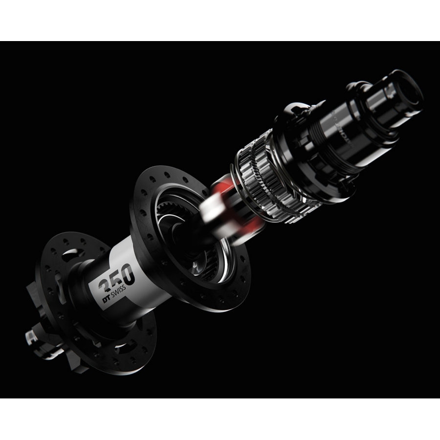 DT Swiss 350 | J-Bend | Boost | MTB | DEG | Rear Hub-2