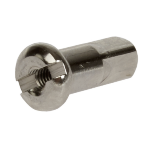 Alpina - Brass - Nipple - Round - Silver - 13G 