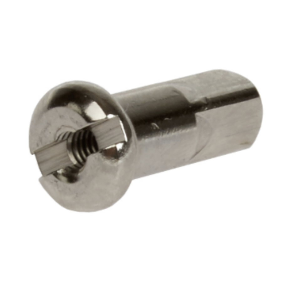 Alpina - Brass - Nippel - Round - Silber - 13G-1