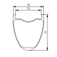 thumb-Gravel Disc Brake H45-W38 Carbon Rim-1