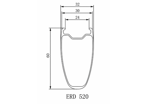 Road Disc Brake H60-W32 Carbon Rim 