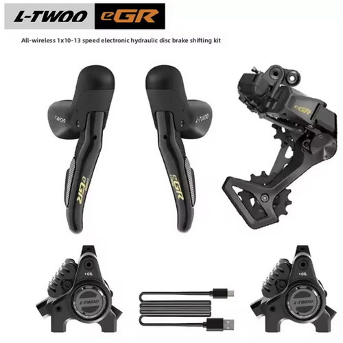 L-TWOO eGR Wireless Electronic Gravel Groupset – 1×13 Speed (also runs 10, 11 and 12 speed) 