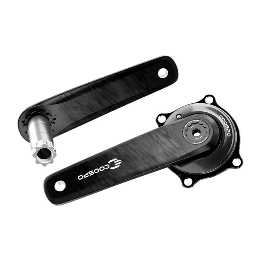 COOSPO S10 Carbon Power Meter Crankset – 24 mm – Shimano Compatible-2