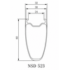 WP. Road Disc Brake H60-W32 Carbon Rim