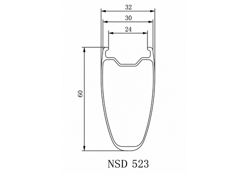 Road Disc Brake H60-W32 Carbon Rim 