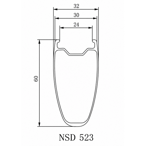 Road Disc Brake H60-W32 Carbon Rim 