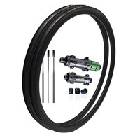 thumb-Road Disc Brake H32-W32 Carbon Rim + OGS Ultra Light Carbon Spoke Hubset + Alpina Carbolite + Nipples-1