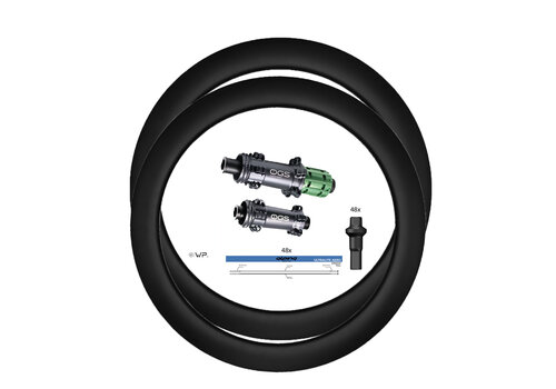 Road Disc Brake H60-W32 Carbon Rim + OGS Ultra Light Road Hubset + Alpina Ultralite Aero 