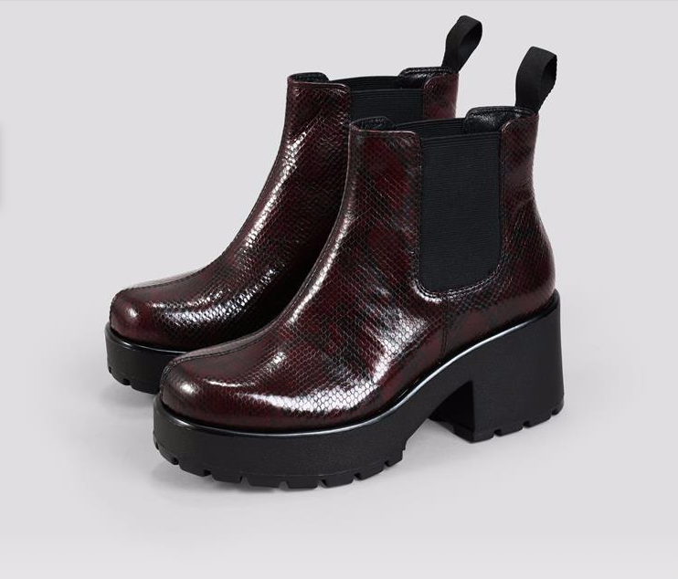 dioon platform chelsea bootie