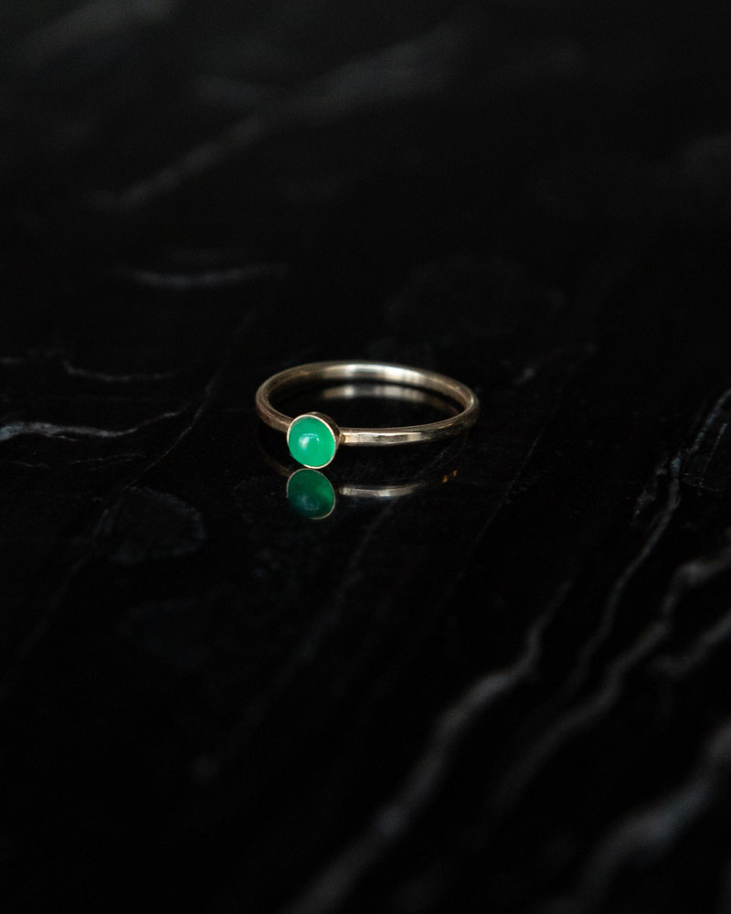 Mini Green Onyx Ring Goldfilled Things I Like Things I Love