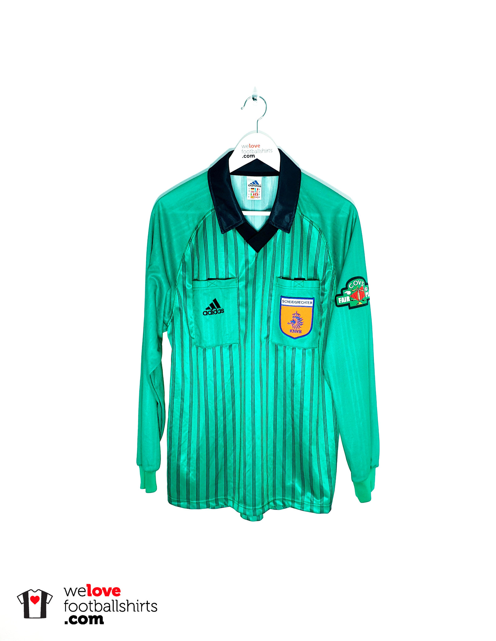 Adidas football referee kit KNVB 90s - Welovefootballshirts.com