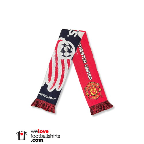 Scarf Football Scarf "Manchester United - New England Revolution"