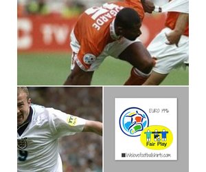 Duo de pin's officiel métal et métal doré UEFA EURO 1996 pour la