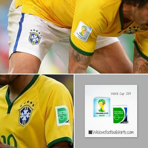 Patches FIFA Fussball-Weltmeisterschaft 2014 Brasilien