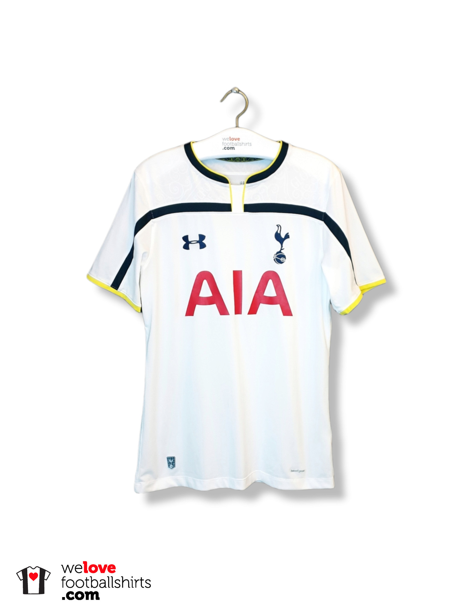 Met andere woorden Langskomen identificatie Under Armour football home shirt Tottenham Hotspur 2014/15 -  Welovefootballshirts.com