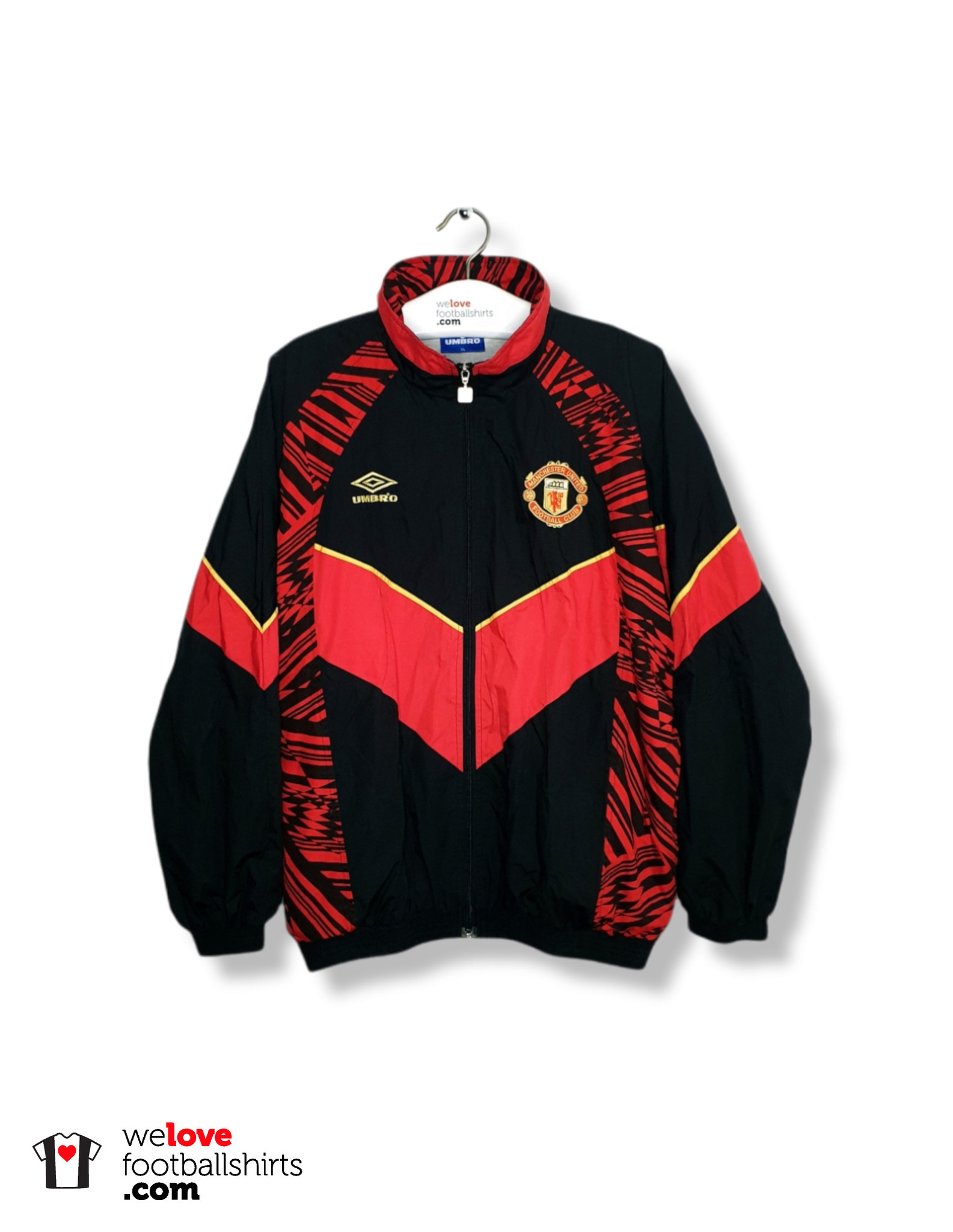 Manchester united hot sale retro jacket