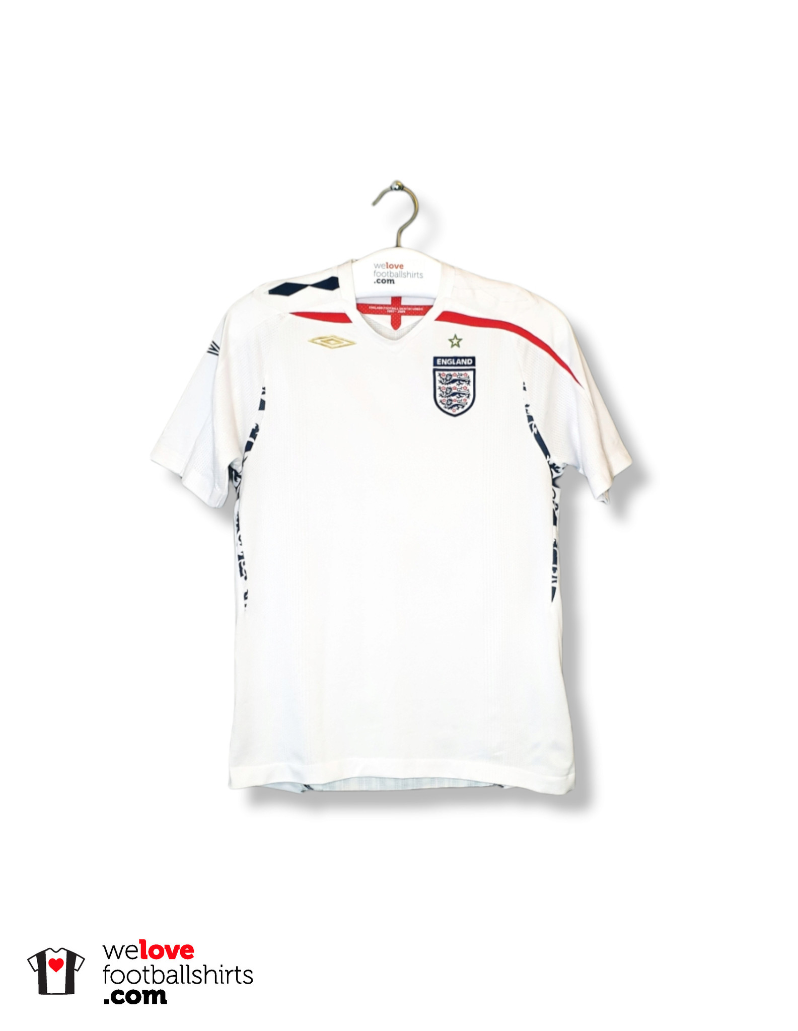 Uitrusten onbetaald Pornografie Umbro football shirt England EURO 2008 - Welovefootballshirts.com