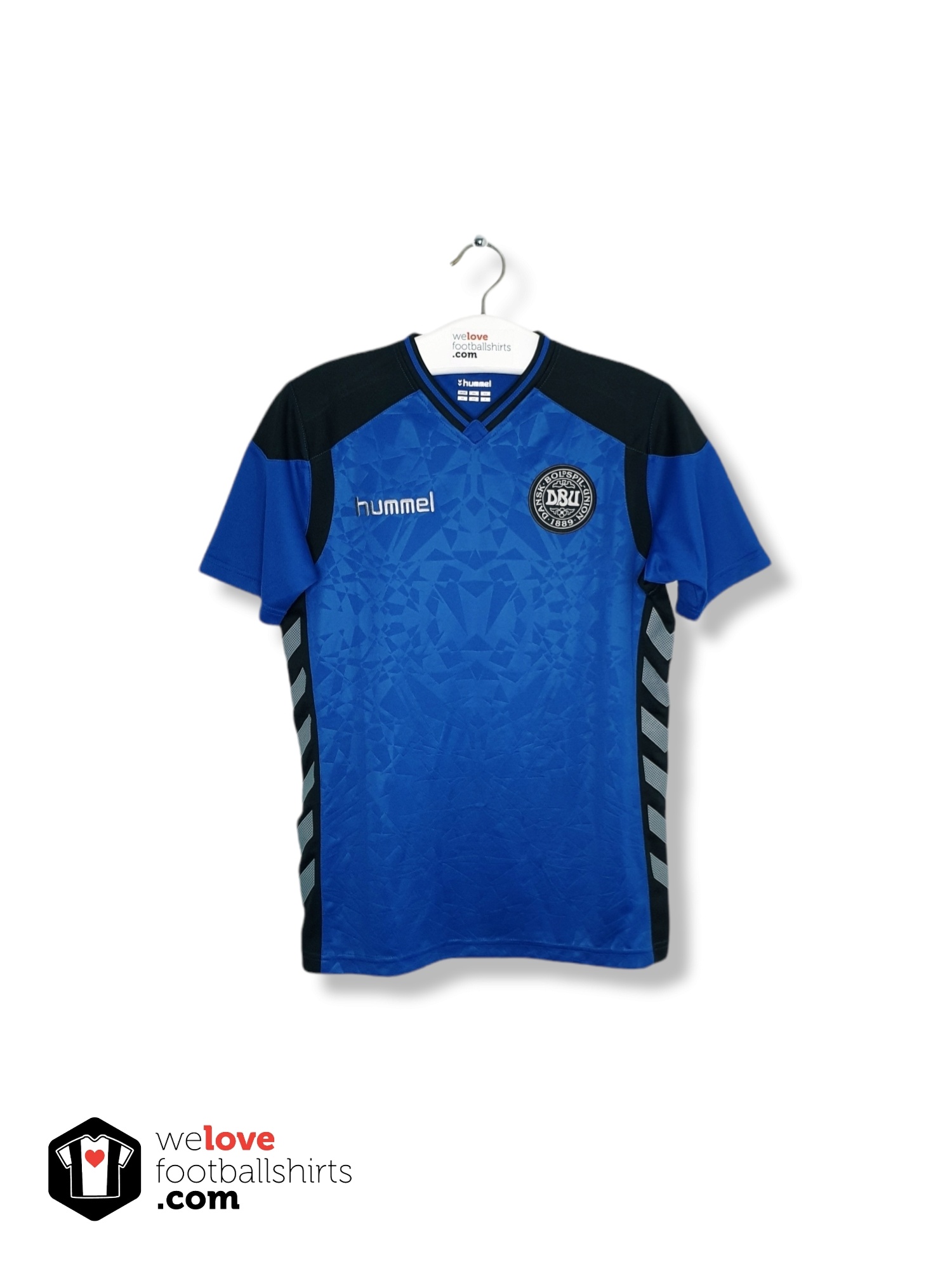 Maillot D'entraînement Danemark 2016-2017 – Hummel, Taille M, Bleu Marine