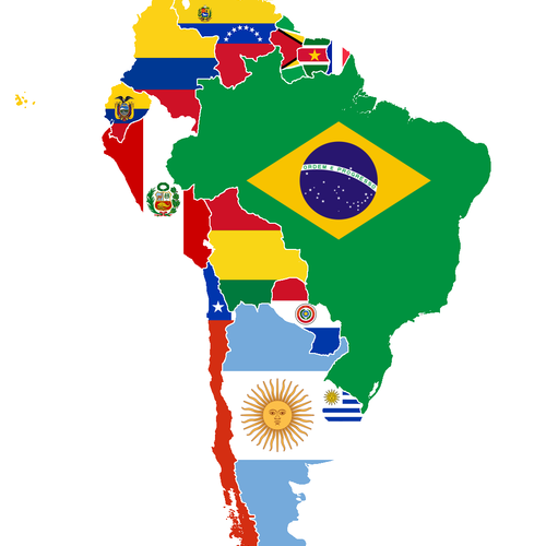 Fußballartikel aus südamerikanischen Ländern