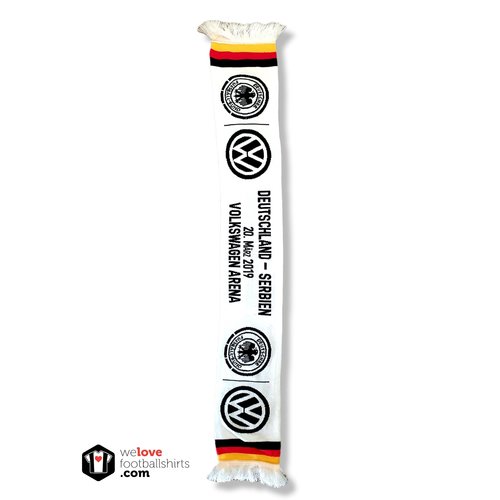 Scarf Originaler Fußballschal Deutschland - Serbien 2019