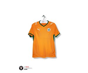 PUMA IVORY COAST DROGBA WC2010 XL HOME ORIGINAL JERSEY SHIRT