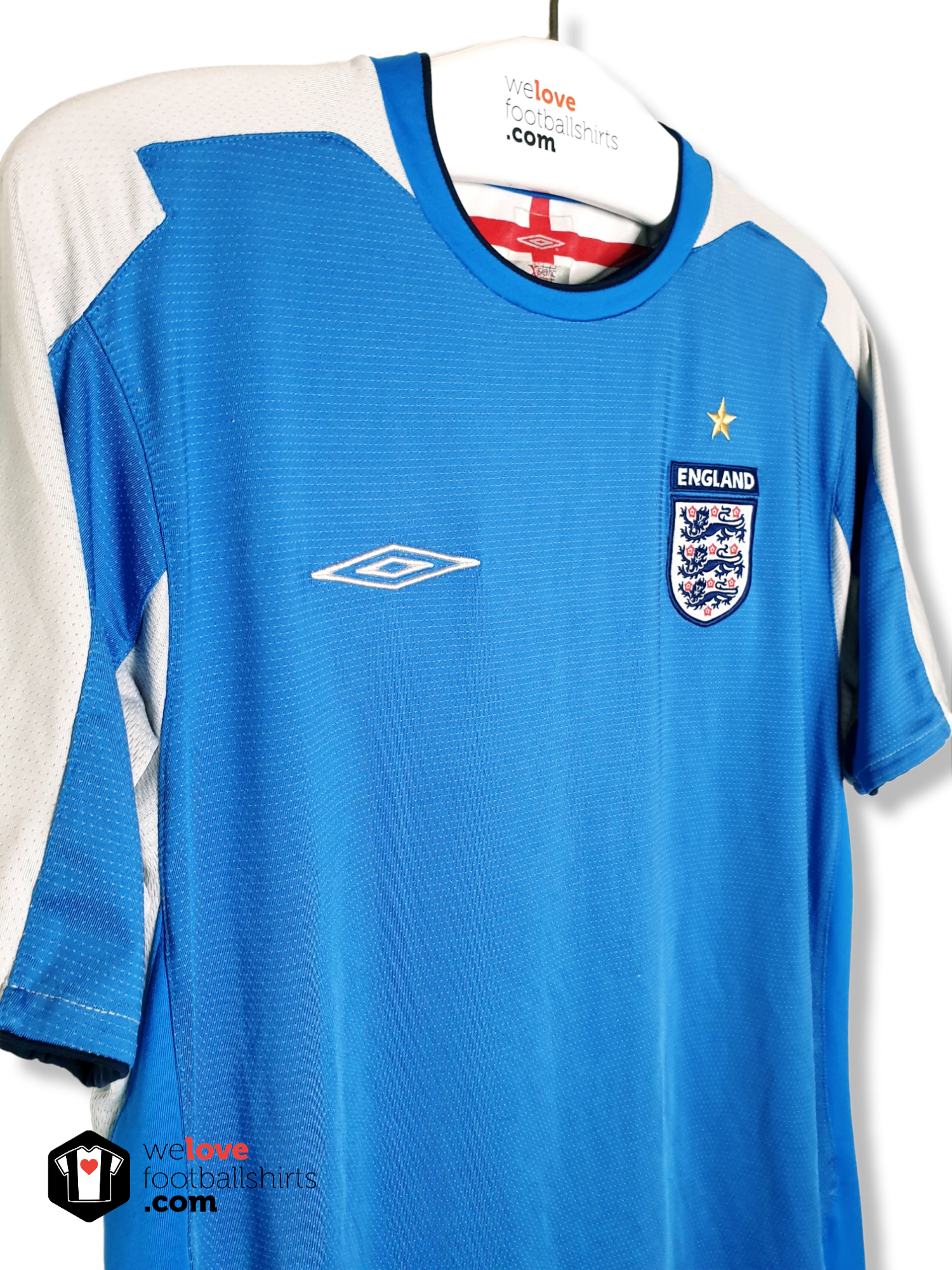 haar Grondwet stok Umbro keepersshirt Engeland World Cup 2002 - Welovefootballshirts.com
