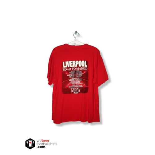 Fanwear Road to Madrid voetbal t-shirt Liverpool 2019