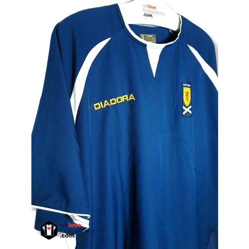 Diadora Origineel Diadora voetbalshirt Schotland 2003/05