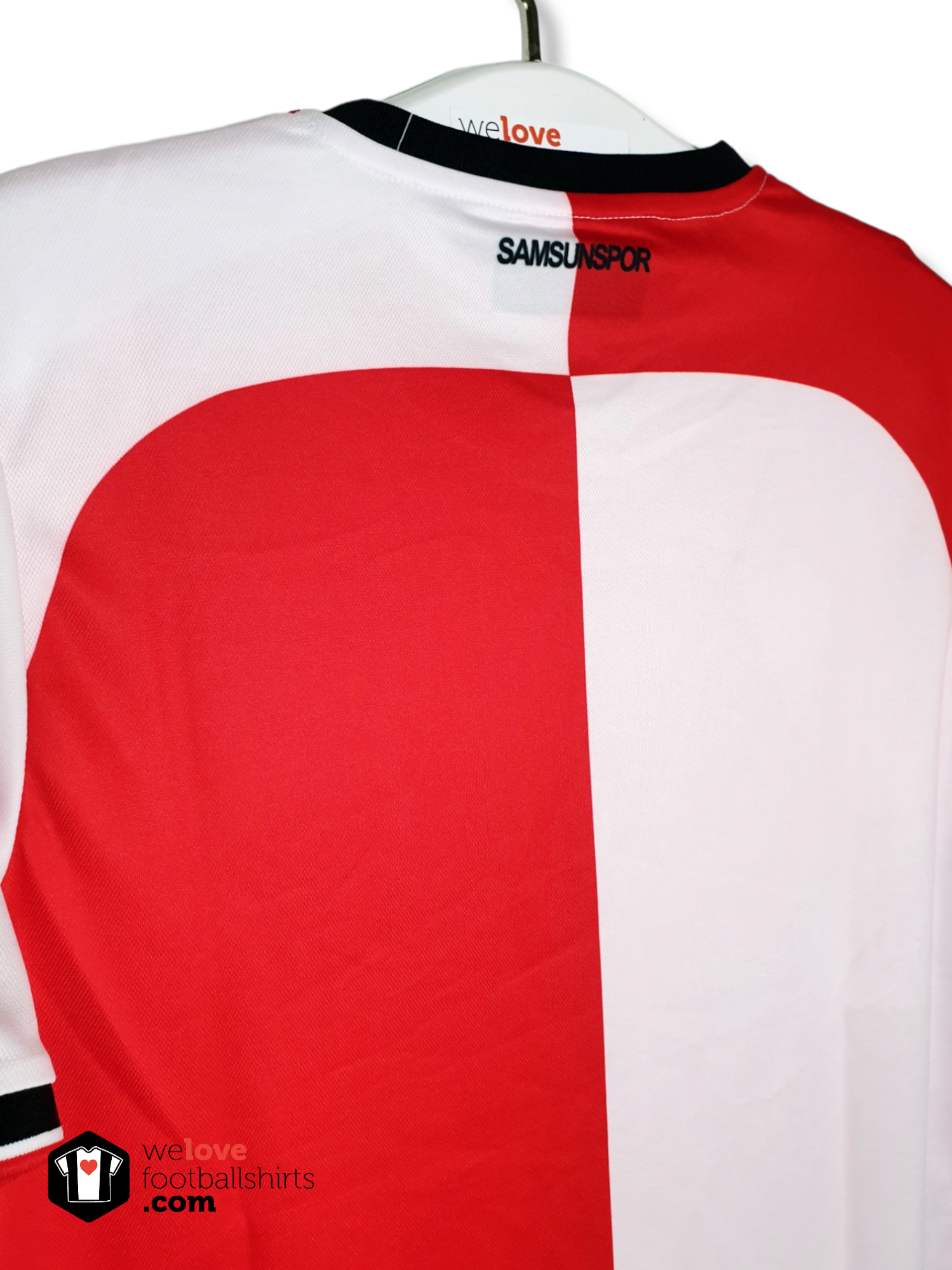 Samsunspor Home Jersey Mets Red White Shirt Size L Football Soccer #55 Kit