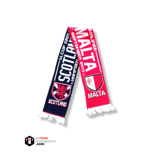 Scarf Originaler Schottland x Malta Fußballschal