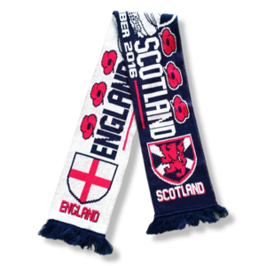 Scarf Scotland x England football scarf
