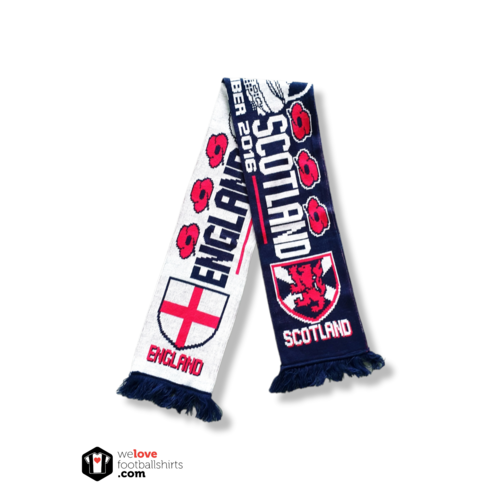 Scarf Voetbalsjaal Schotland x Engeland