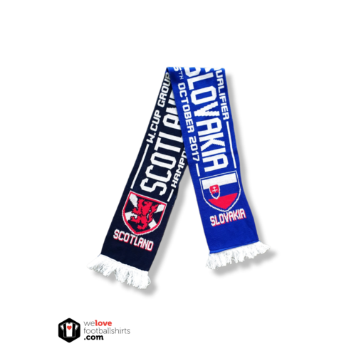 Scarf Scotland x Slovakia football scarf