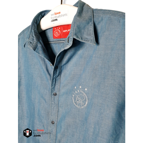 Replay Origineel Replay vintage jeans shirt AFC Ajax